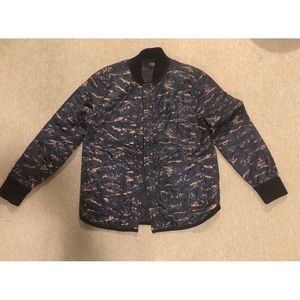 NWT Hudson Los Angeles Mens Reversible Quilted Bomber